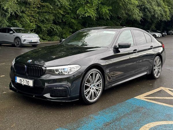BMW 5-Series Saloon, Petrol Plug-in Hybrid, 2019, Black