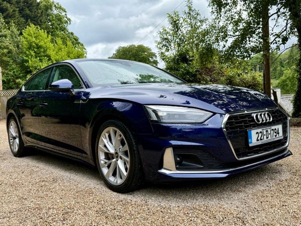 Audi A5 Hatchback, Petrol, 2022, Blue