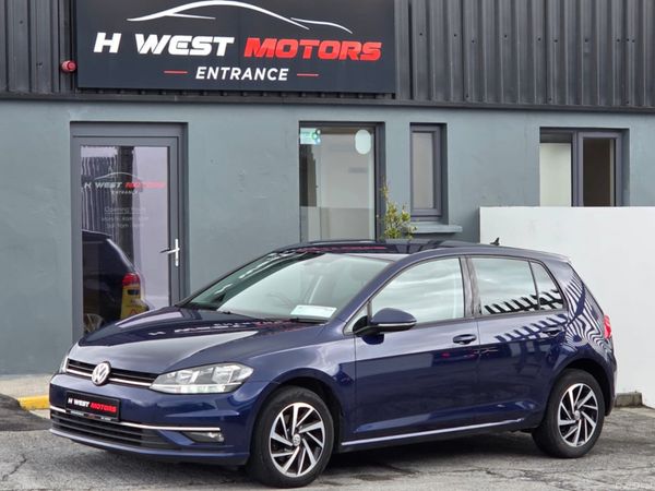 Volkswagen Golf Hatchback, Diesel, 2019, Blue