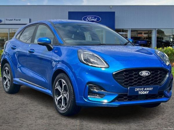 Ford Puma SUV, Petrol Hybrid, 2024, Blue