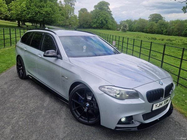 BMW 5-Series Estate, Diesel, 2014, Silver