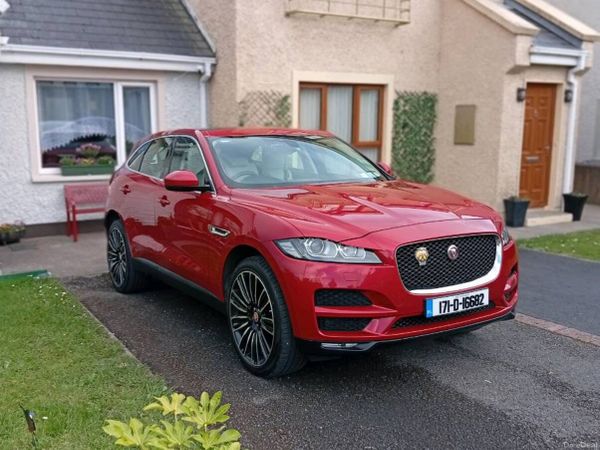 Jaguar F-Pace SUV, Diesel, 2017, Red