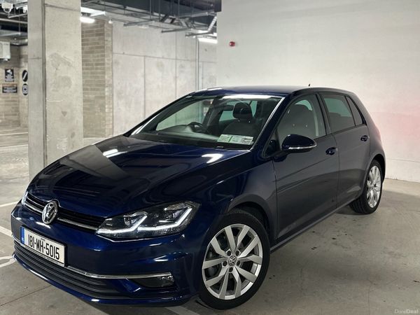 Volkswagen Golf Hatchback, Petrol, 2018, Blue
