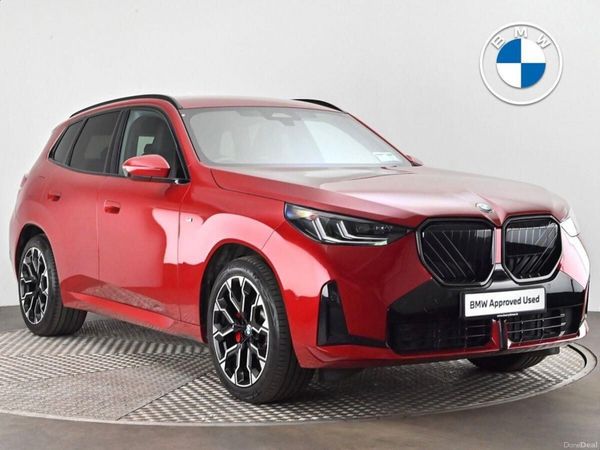 BMW X3 SUV, Petrol Plug-in Hybrid, 2025, Red
