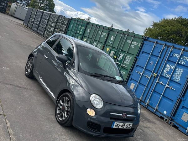 Fiat 500 Hatchback, Petrol, 2014, Grey