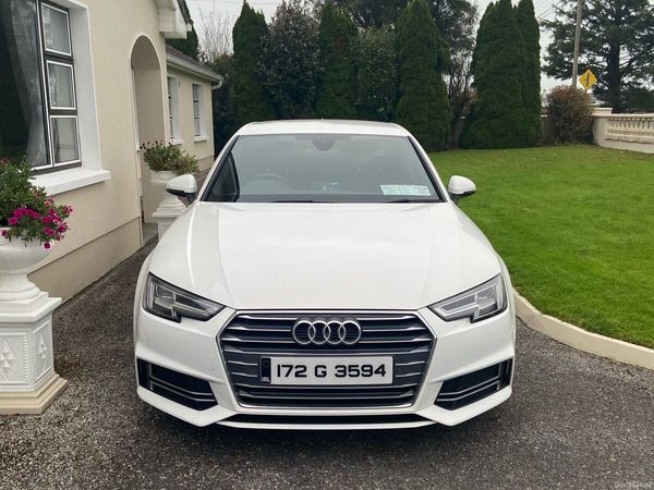 Audi A4 Saloon, Diesel, 2017, White