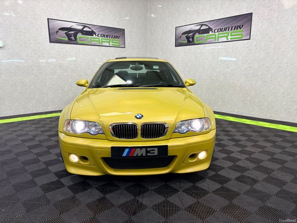 BMW M3 Coupe, Petrol, 2002, Yellow