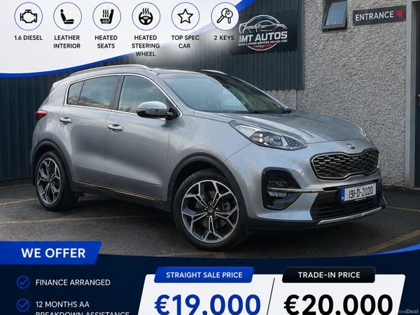 Kia Sportage SUV, Diesel, 2019, Grey