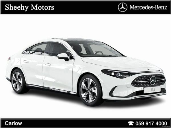 Mercedes-Benz CLA Saloon, Petrol Hybrid, 2026, White