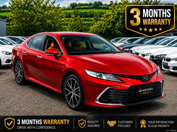 Toyota Camry Saloon, Petrol Hybrid, 2023, Red