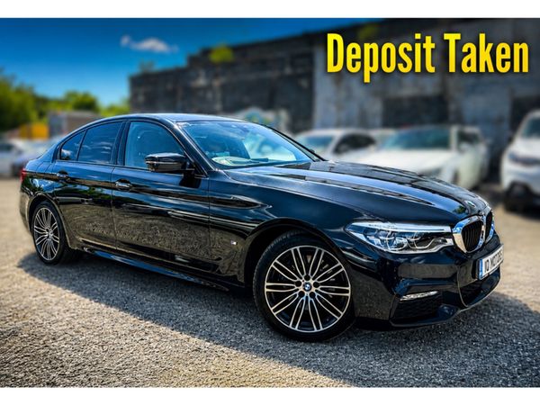BMW 5-Series Saloon, Petrol Plug-in Hybrid, 2018, Black