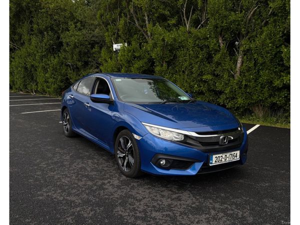 Honda Civic Saloon, Petrol, 2020, Blue