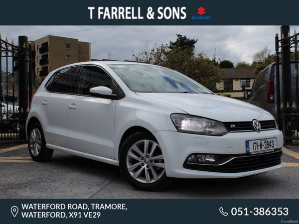 Volkswagen Polo Hatchback, Petrol, 2017, White