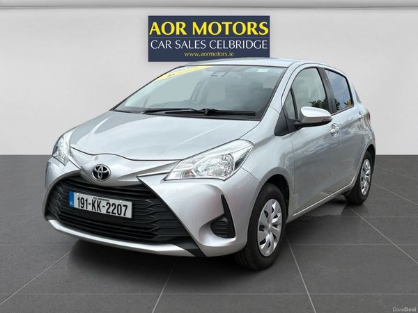 Toyota Vitz Hatchback, Petrol, 2019, Silver