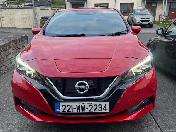 Nissan Leaf Hatchback, Electric, 2022, Red