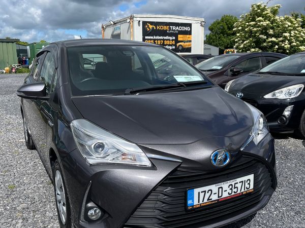 Toyota Vitz Hatchback, Petrol Hybrid, 2017, Grey