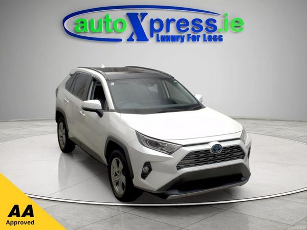 Toyota RAV4 SUV, Petrol Hybrid, 2021, White
