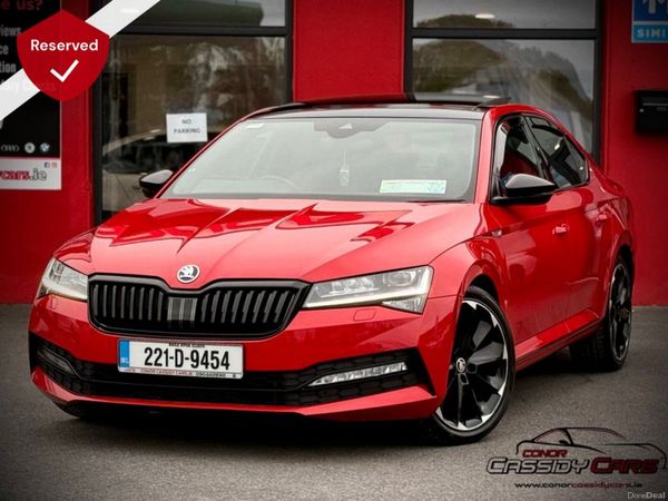 Skoda Superb Saloon, Diesel, 2022, Red