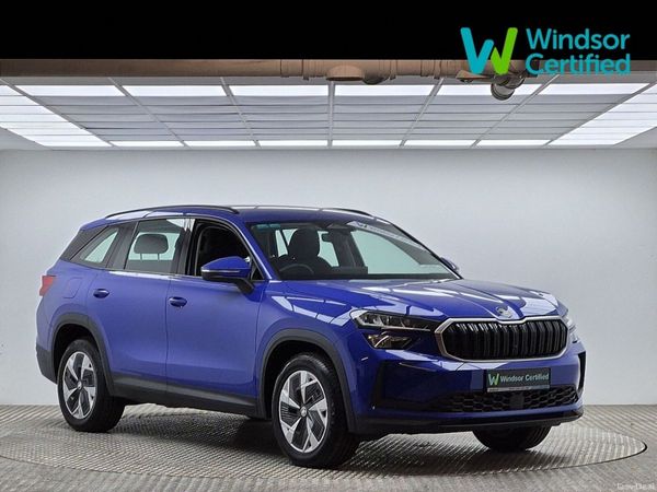 Skoda Kodiaq SUV, Petrol Plug-in Hybrid, 2025, Blue