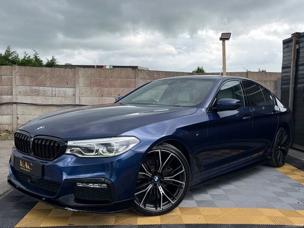 BMW 5-Series Saloon, Diesel, 2017, Blue