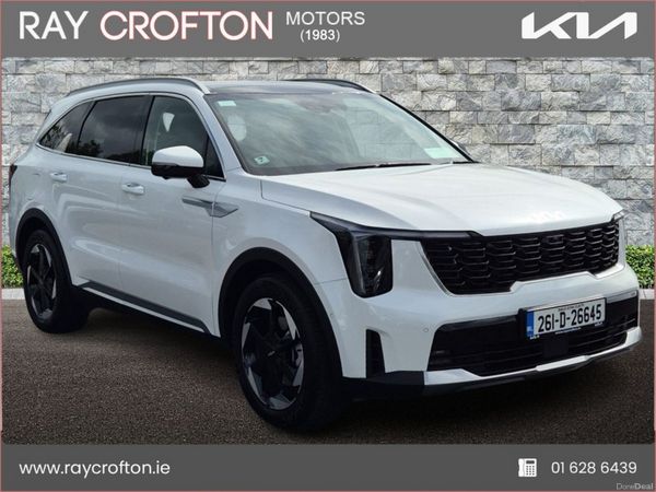 Kia Sorento SUV, Petrol Plug-in Hybrid, 2026, White