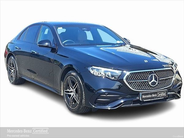 Mercedes-Benz E-Class Saloon, Diesel Plug-in Hybrid, 2024, Black