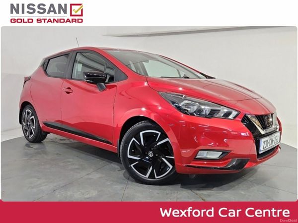 Nissan Micra Hatchback, Petrol, 2023, Red