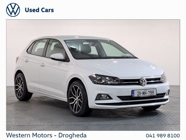 Volkswagen Polo Hatchback, Petrol, 2021, White