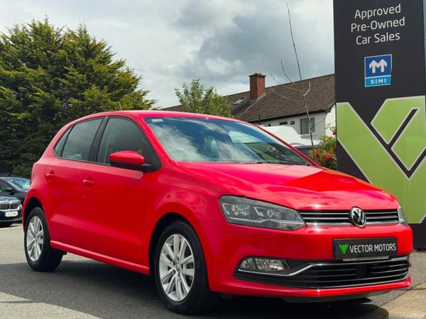 Volkswagen Polo Hatchback, Petrol, 2017, Red
