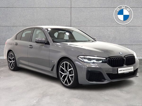 BMW 5-Series Saloon, Diesel Hybrid, 2021, Grey