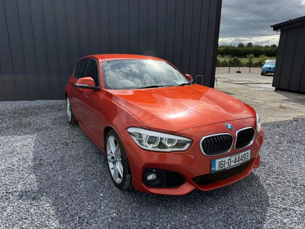 BMW 1-Series Hatchback, Petrol, 2016, Orange