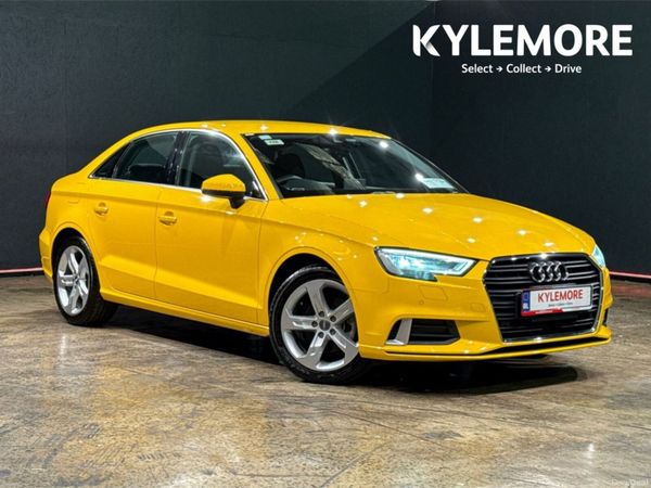 Audi A3 Saloon, Petrol, 2018, Yellow