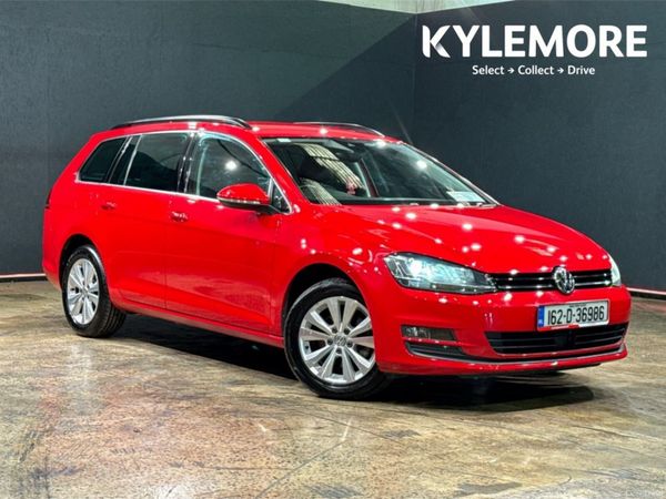 Volkswagen Golf Estate, Petrol, 2016, Red