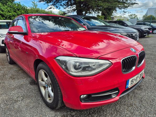 BMW 1-Series Hatchback, Petrol, 2015, Red