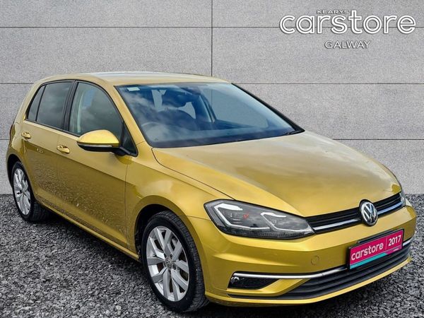 Volkswagen Golf Hatchback, Petrol, 2017, Yellow