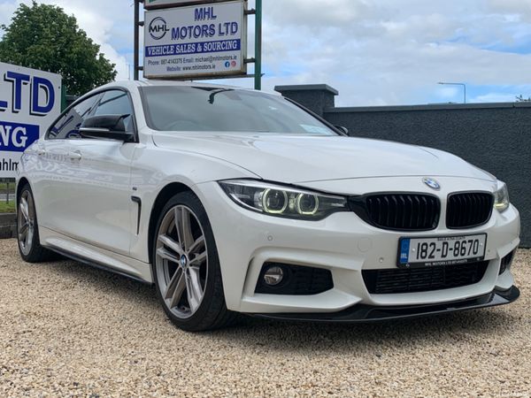 BMW 4-Series Saloon, Diesel, 2018, White