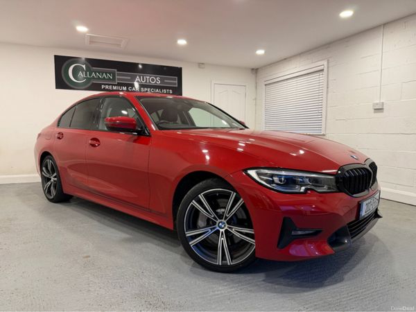 BMW 3-Series Saloon, Petrol Plug-in Hybrid, 2020, Red