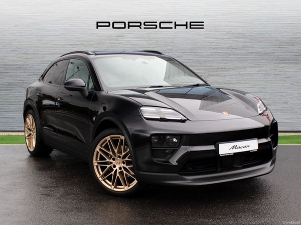Porsche Macan SUV, Electric, 2026, Black
