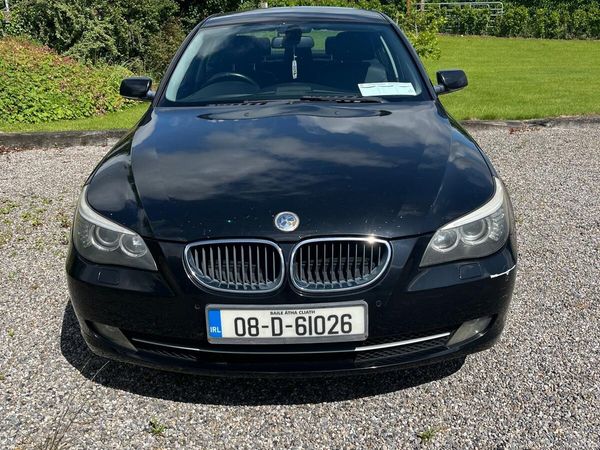 BMW 5-Series Saloon, Diesel, 2008, Black