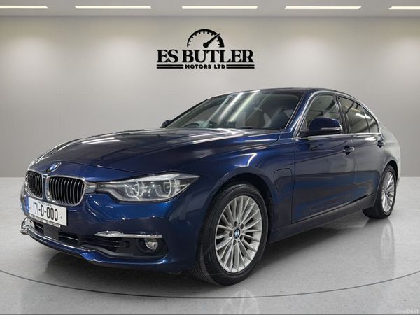 BMW 3-Series Saloon, Petrol Plug-in Hybrid, 2017, Blue