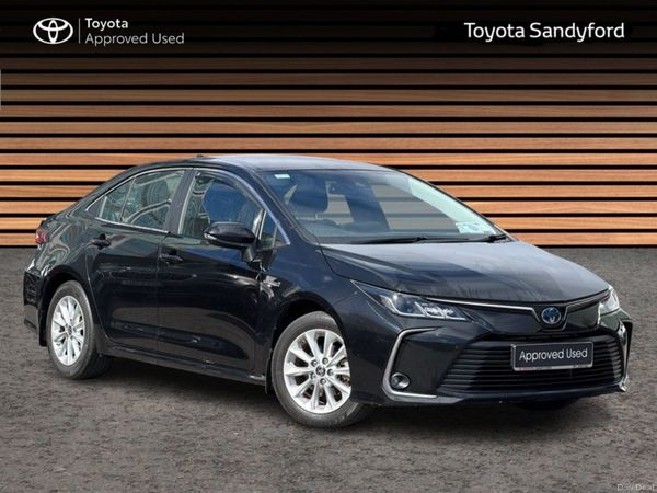 Toyota Corolla Saloon, Petrol Hybrid, 2021, Black