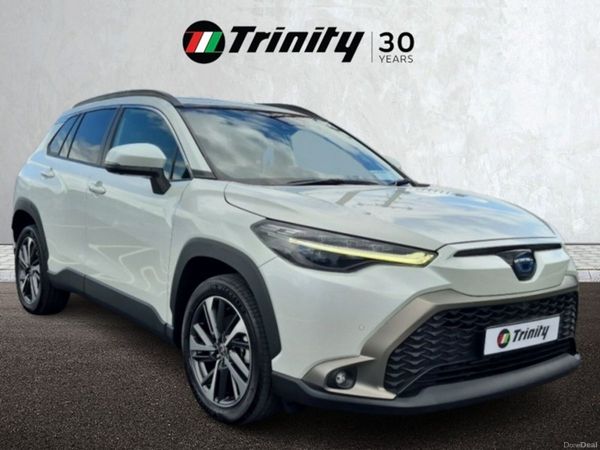 Toyota Corolla Cross SUV, Petrol Hybrid, 2023, White