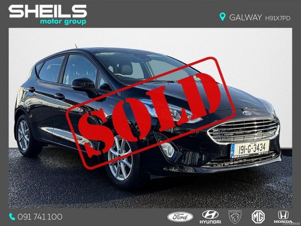 Ford Fiesta Hatchback, Petrol, 2019, Black