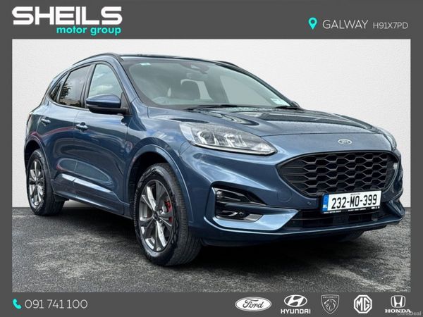 Ford Kuga SUV, Petrol Plug-in Hybrid, 2023, Blue