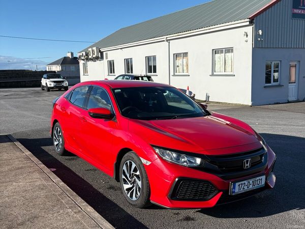 Honda Civic Hatchback, Petrol, 2017, Red