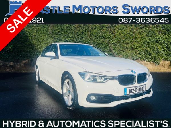 BMW 3-Series Saloon, Petrol Hybrid, 2016, White