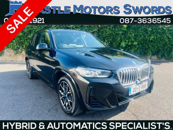 BMW X3 SUV, Petrol Plug-in Hybrid, 2022, Black