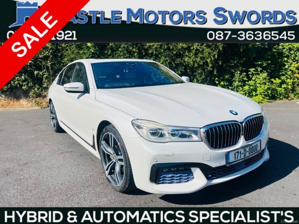 BMW 7-Series Saloon, Petrol Hybrid, 2017, White