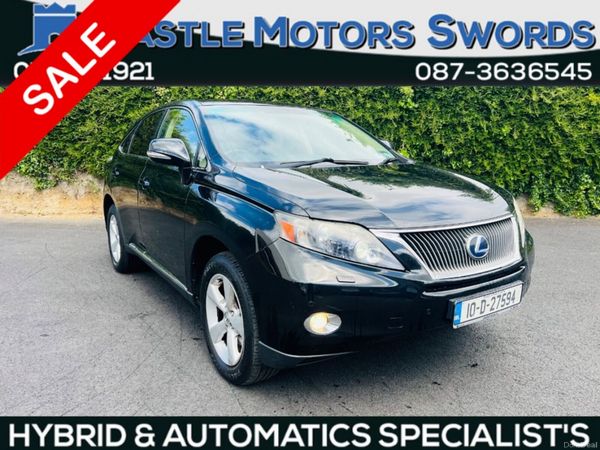 Lexus RX450H SUV, Petrol Hybrid, 2010, Black