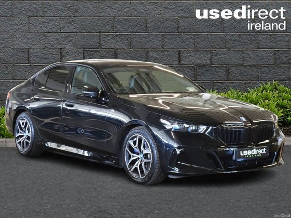 BMW 5-Series Saloon, Petrol Plug-in Hybrid, 2024, Black